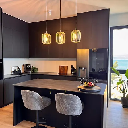 Jedro I Sidro Luxury Seafront With Panoramic Sea View Apartamento Omiš